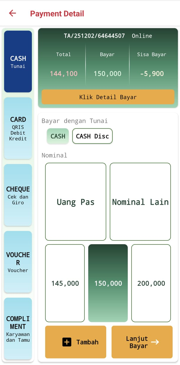 Multi-Payment Dainty POS